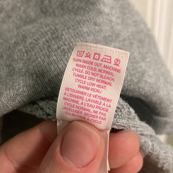 Heather grey knit skater dress by VS, size small, well-worn - Picture 7 of 11